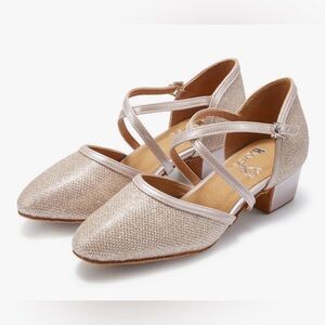 Gold Ballroom Dance Shoes